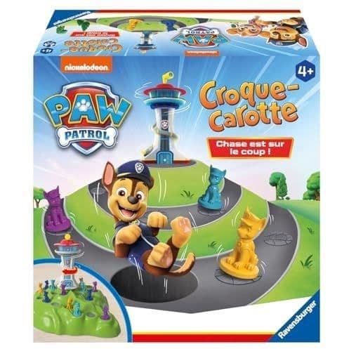 Croque Carotte Pat'Patrouille, Roligt hinderbanespel, från 4 år, 22385, Svensk version, Ravensburger