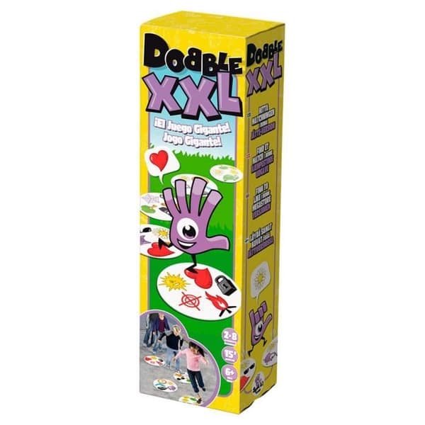 Kortspel - Zygomatic - Dobble XXL - 20 gigantiska bokstäver - 4 mini-spel