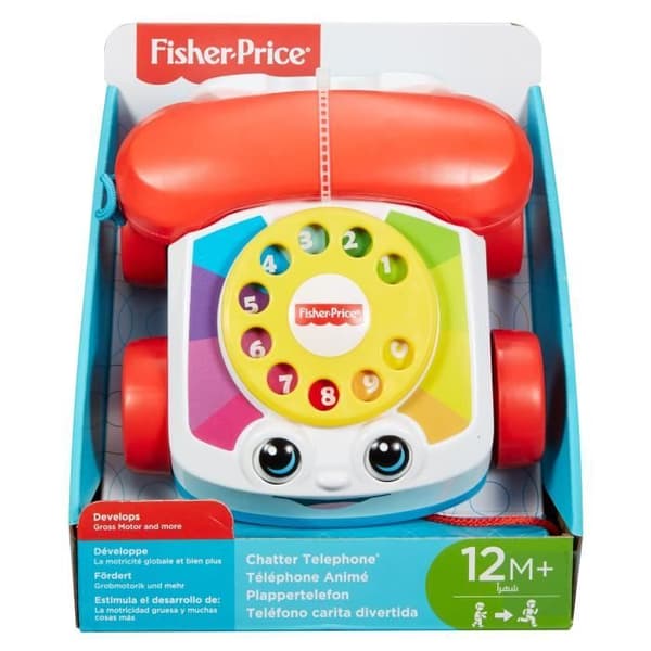 Fisher-Price - Den animerade telefonen - Utvecklingsleksak - 12 månader och + FGW66