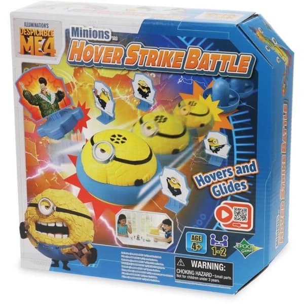 Bordsspel - EPOCH-SPEL - Minions Hover Strike Battle - Returnera pucken, undvik Minions!