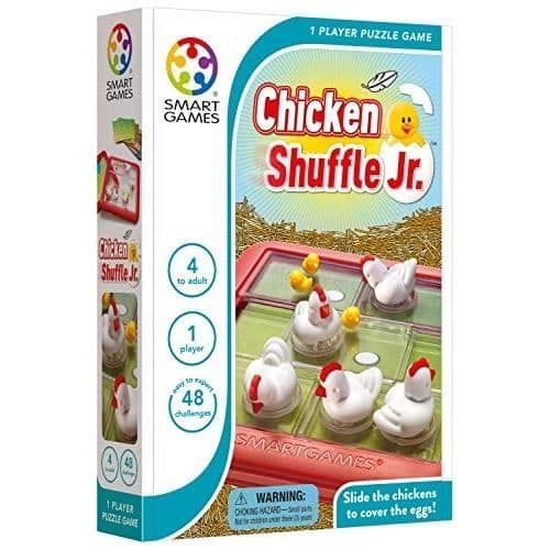 Retande spel - SMARTA SPEL - Chicken Shuffle Jr SG 441 - 48 utmaningar - Träning i tänkande och logik