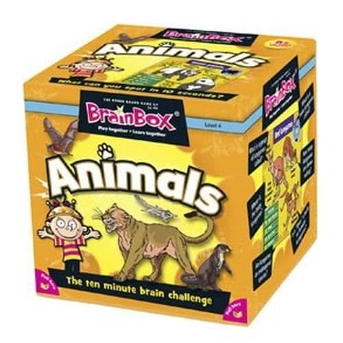 BrainBox Djur, Lärande brädspel, Barn, Pojke-Flicka, 8 år