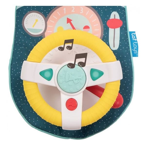 Koala Car Steering Wheel - BUKI FRANCE - Musikleksak för barn i åldern 24 månader - Blått och flerfärgat