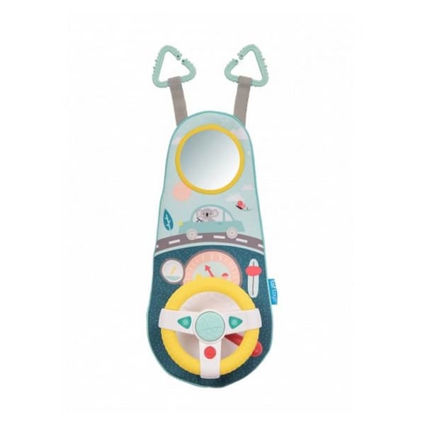 Koala Car Steering Wheel - BUKI FRANCE - Musikleksak för barn i åldern 24 månader - Blått och flerfärgat