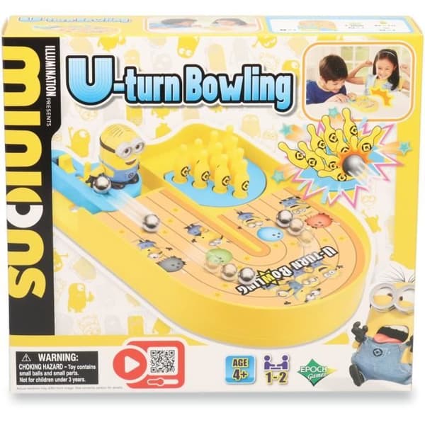 Bowlingspel - EPOCHSPEL - Minions U-turn Bowling - Utför ett strejk med Minions!