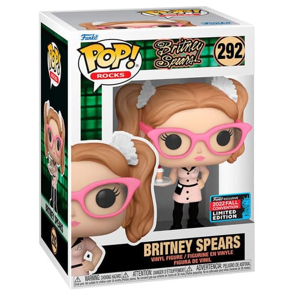 Figurine Funko Pop - Funko - Britney Spears Exklusiv - Exklusiv utgåva - 9 cm - Röd
