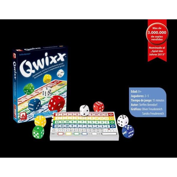 Opettavainen peli Fournier Qwixx