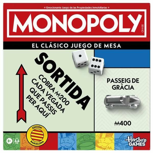 Pedagogisk Spill Hasbro Monopoly Barcelona