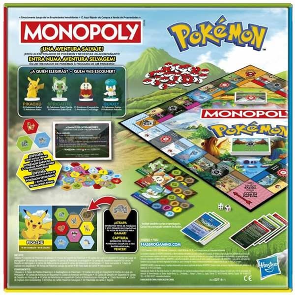 Sällskapsspel Hasbro Monopoly Pokemon