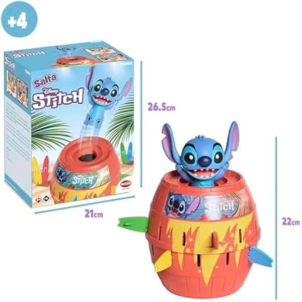 Actionspel - BIZAK - Salta Stitch - Flerfärgad - Från 4 år - 2 spelare eller fler