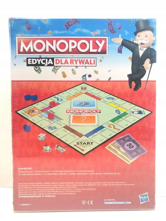 Hasbro Gaming HASBRO MONOPOLY RIVAL EDITION Brädspel