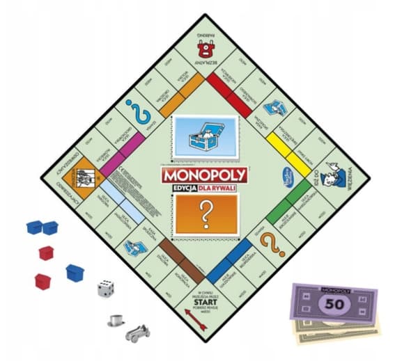 Hasbro Gaming HASBRO MONOPOLY RIVAL EDITION Brädspel