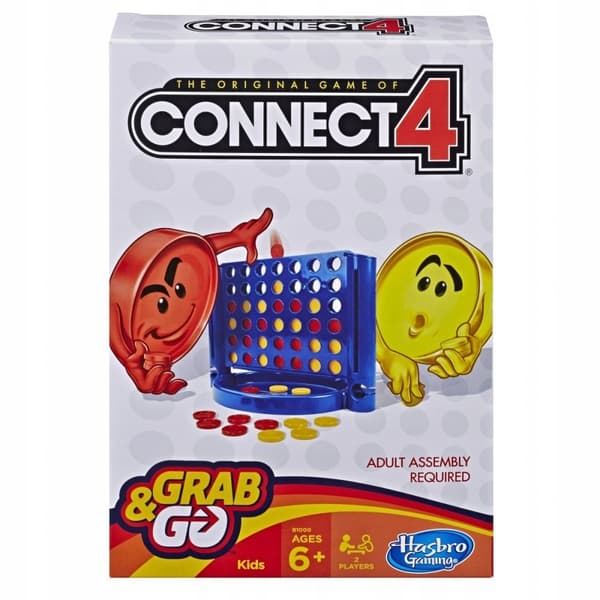 Hasbro Connect 4 -perheen lautapeli, logiikka, kolikkopeli