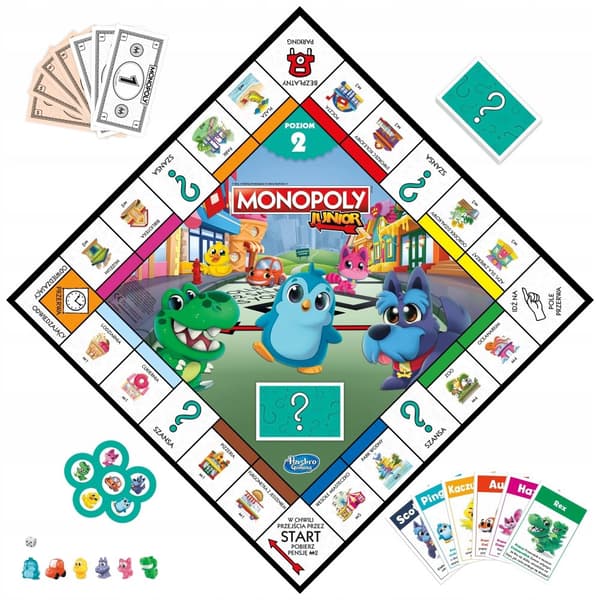 Hasbro Monopoly Junior PERHELAUTAPELI