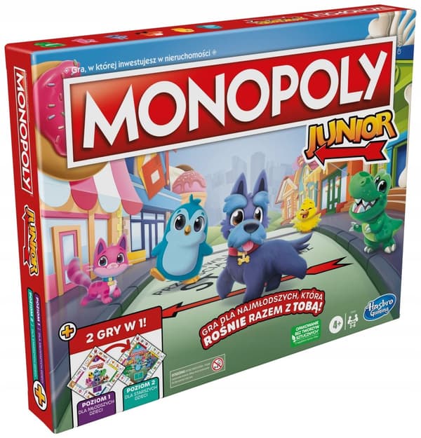 Hasbro Monopoly Junior PERHELAUTAPELI