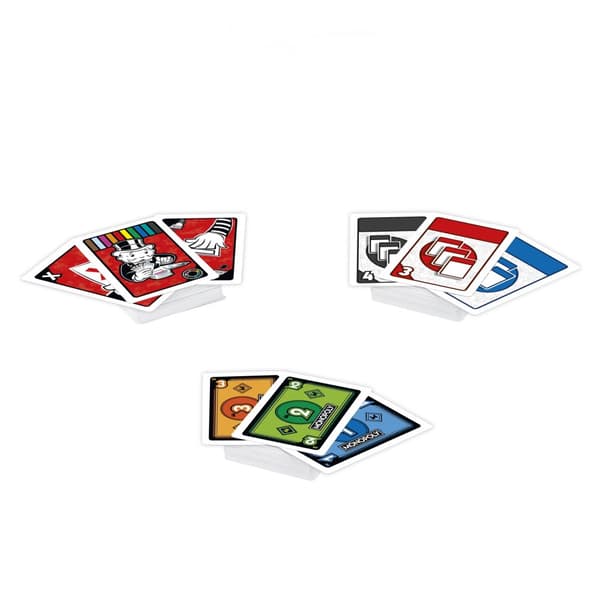Hasbro Gaming Monopoly Bid Card Game polsk version