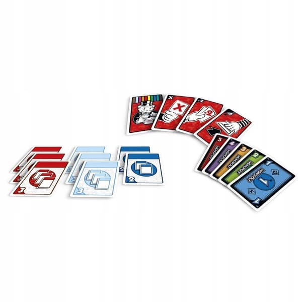 Hasbro Gaming Monopoly Bid Card Game polsk version