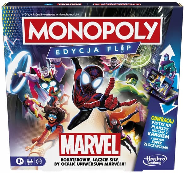 Marvel F9931120 Monopoly-lautapeli Heroes Unite