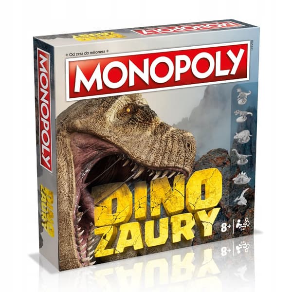 MONOPOLY-lautapelin dinosaurukset - voittoliikkeet