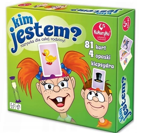 Kukuryku Brädspel VEM ÄR JAG FAMILJESPELS NYTT