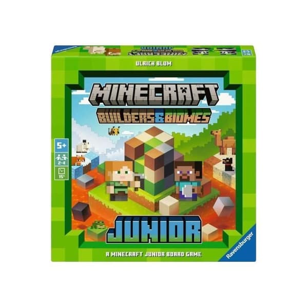 Ravensburger - Minecraft - Brädspel Builders &amp; Biomes Junior