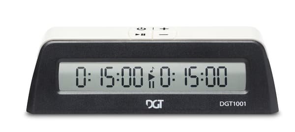 DGT 1001 Svart - Schackklocka för skolor och klubbar