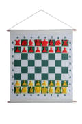 Pikkukuva 7 / 8: Projektipaketti ""Shakkikasvatusta koulussa"" (15 x taitettu pahvista valmistettu shakkilauta shakkinappuloineen + 1 x demonstraatioshakkilauta)