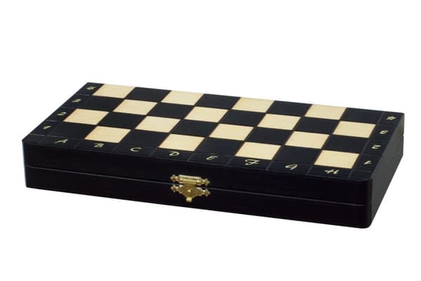 MAGNETISK SKAK sort (28x28cm)