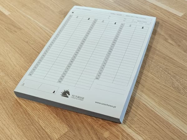Självkopierande block för inspelning av omgångar - Poängbok (50 omgångar)