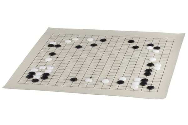 GO-spelset - 19x19 vinylrullbräda + GO-stenar