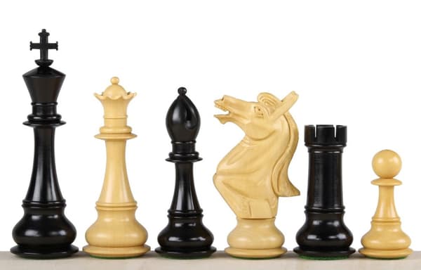 NAPOLEON SKAKFIGURER I EBENHOLD 15 CM