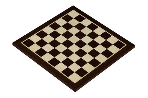Skakbræt 38 mm (ingen beskrivelse) wenge/ahorn (intarsia)