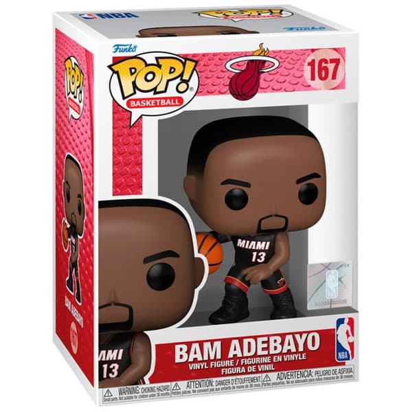 Figurine Funko POP - Funko - NBA Miami Heat - Bam Adebayo - 10 cm - Detaljerad design