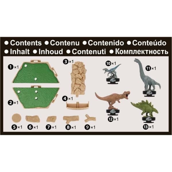 Balansspel - EPOCHSPEL - Jurassic World Island Quake - Dinosaurier på plattformen, sist på plats vinner!