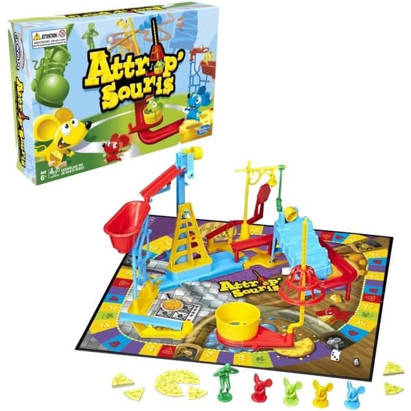 Mouse Catcher, Barns brädspel, Brädspel, från 6 år och uppåt, Hasbro Gaming