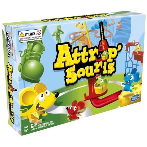 Mouse Catcher, Barns brädspel, Brädspel, från 6 år och uppåt, Hasbro Gaming