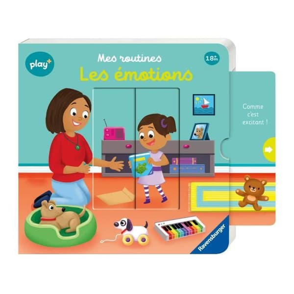 Ravensburger play+, Mina rutiner - Känslor, Bok, Första ålder, baby