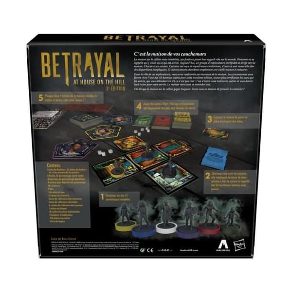 Svek i huset på kullen - Cooperative Horror Board Game - Avalon Hill