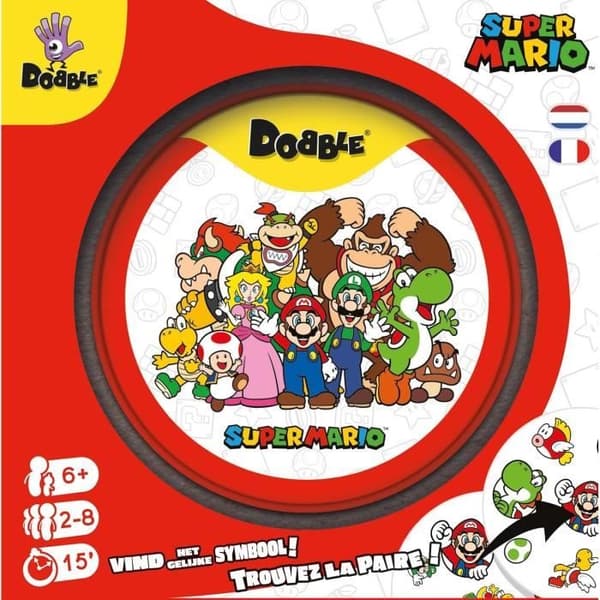 Stämningsspel - Nintendo - Dobble: Super Mario - 2 spelare eller fler - 6 år och uppåt - Fläckig färg