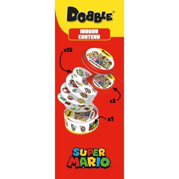 Stämningsspel - Nintendo - Dobble: Super Mario - 2 spelare eller fler - 6 år och uppåt - Fläckig färg