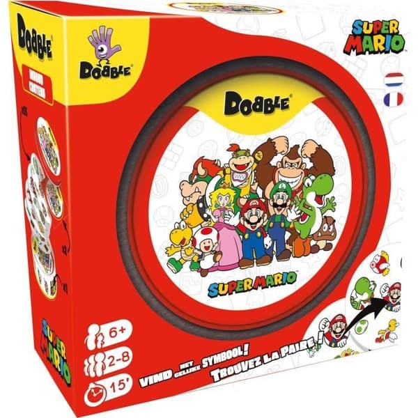 Stämningsspel - Nintendo - Dobble: Super Mario - 2 spelare eller fler - 6 år och uppåt - Fläckig färg