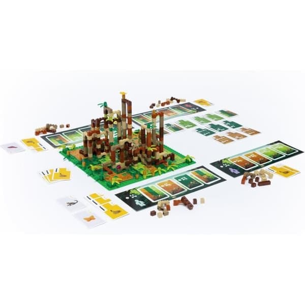 Lego® Monkey Palace - Asmodee - Bygg din väg till seger tegel för tegel! - 10 år och över - 2 till 4 spelare - 45 min