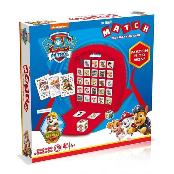 Match PAW Patrol Dino Rescue - Brädspel - VINNANDE MOVES - Observations- och taktikspel