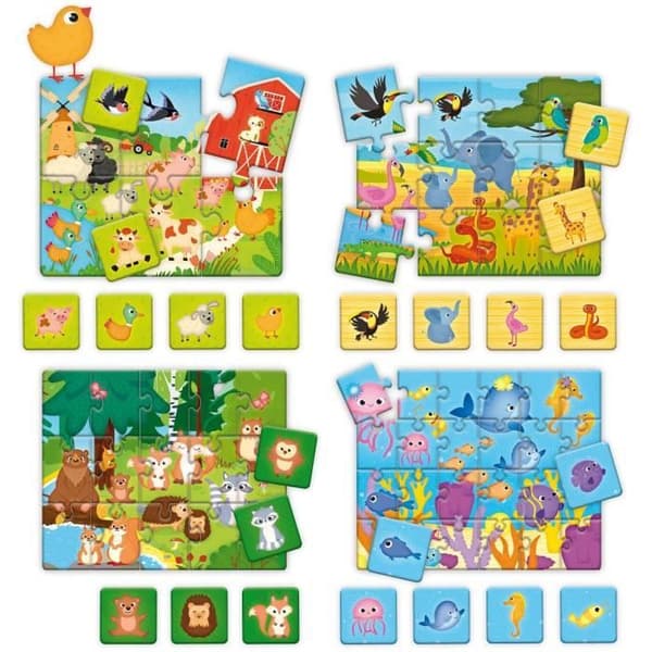 Spel för Förening - CAROTINA BABY - Upptäck djuren