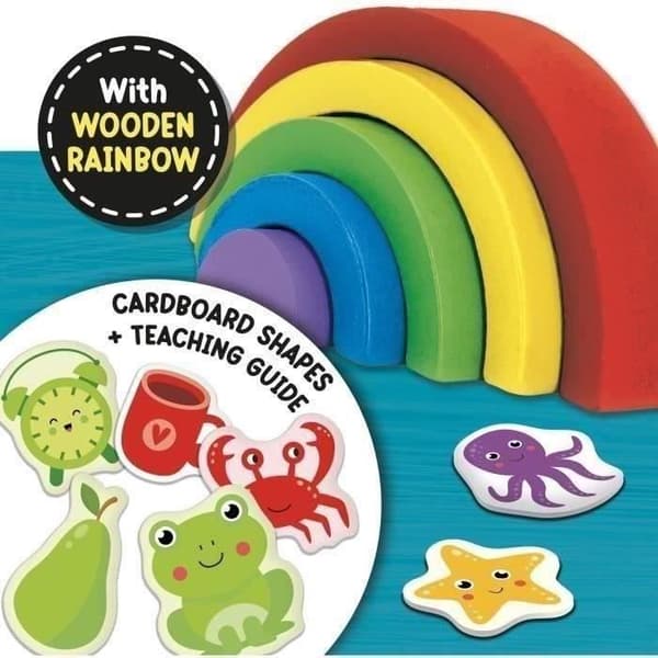 Utbildningsspel - LISCIANI - Montessori Box - Synen - Träregnbåge - Färger och syn - Montessori-aktiviteter
