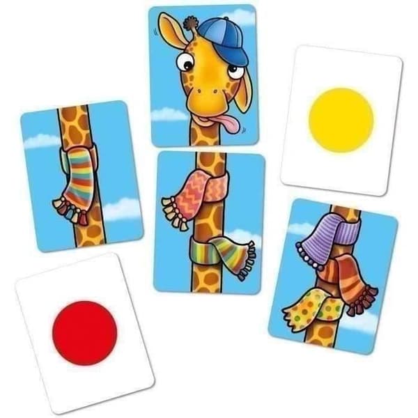 Giraffer och deras färgglada halsdukar - ORCHARD