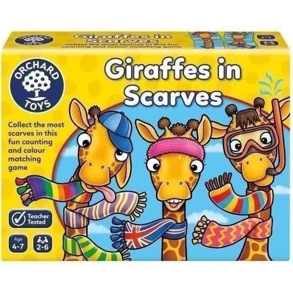 Giraffer och deras färgglada halsdukar - ORCHARD