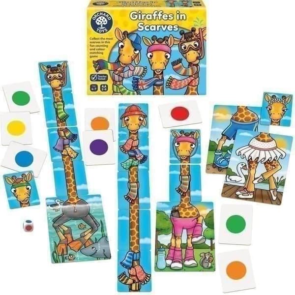 Giraffer och deras färgglada halsdukar - ORCHARD