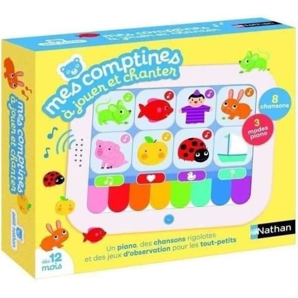 Mina sånger att leka och sjunga - Interaktivt spel - NATHAN - Upptäck och sjung 8 sånger!