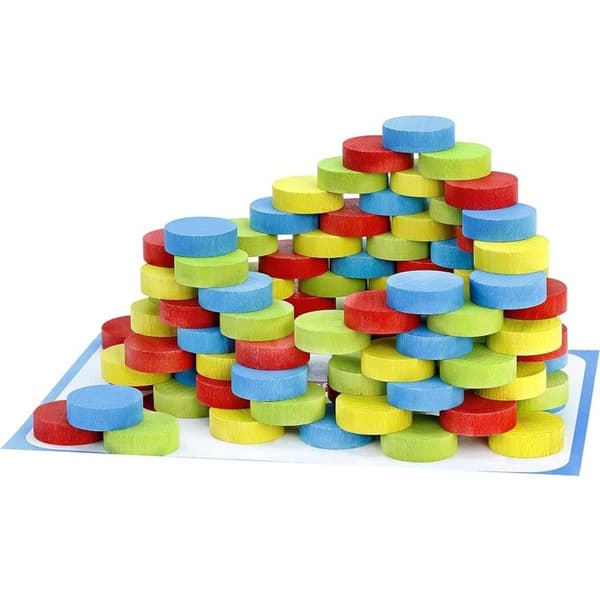 Iglooo 100 Pieces - JEUJURA - Skicklighets- och logikspel med puckar och mattor, spelregler ingår